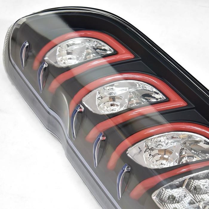 200系 ハイエース テールライト トリプル ファイバー LED ランプ 200系 ハイエース テールライト トリプル ファイバー LED ランプ