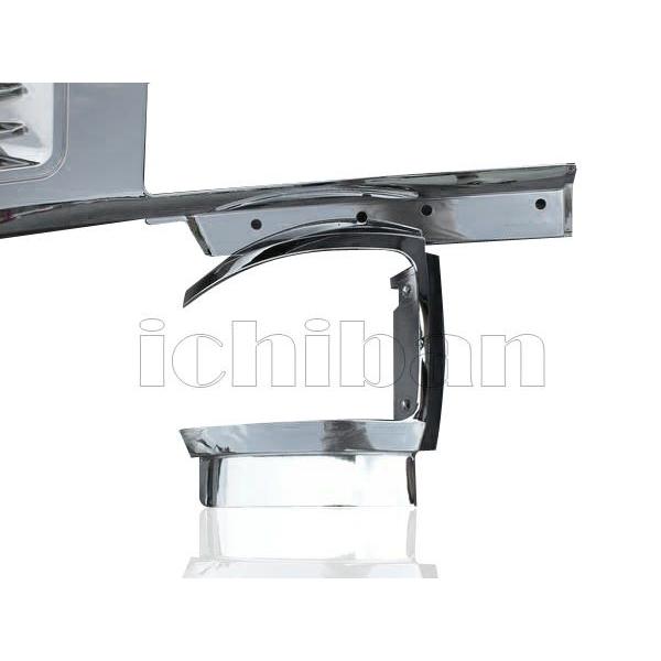 オールメッキ グリル & ベゼル セット 三菱ふそう スーパーグレート