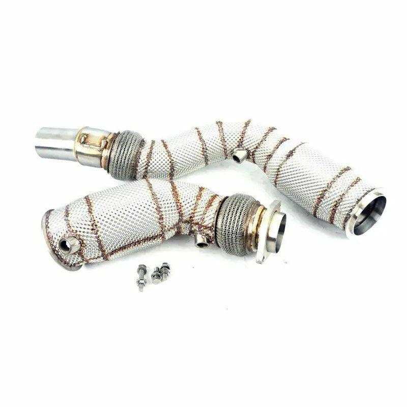 BMW M3/M4/M2C(F8x) S55エンジン用 スポーツ触媒付きダウンパイプ