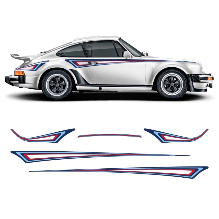 ポルシェ 911 マルティニ・チャンピオンシップデカール 930 : Auto 