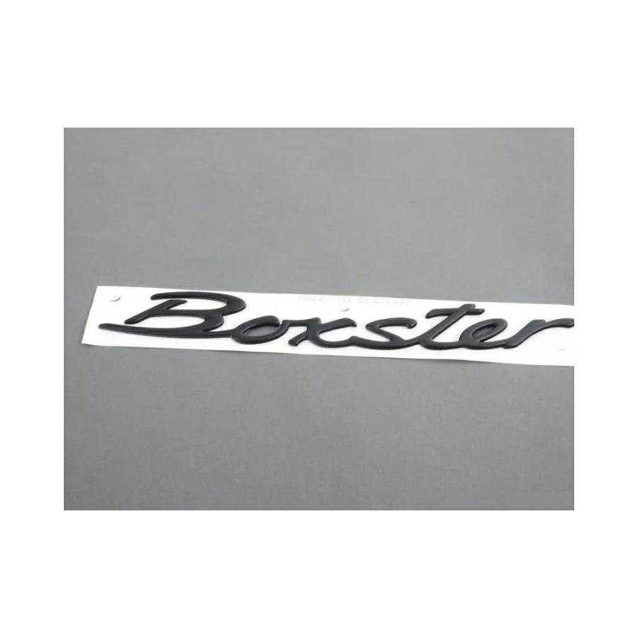 ポルシェ純正】Boxster ロゴ ブラック 9865592370070C 【公式通販】