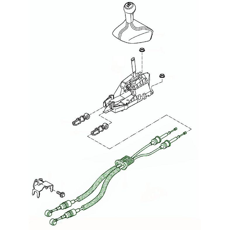 【ポルシェ純正】ポルシェ 997(911) カレラ シフトケーブル マニュアルトランスミッション 99742404101_5