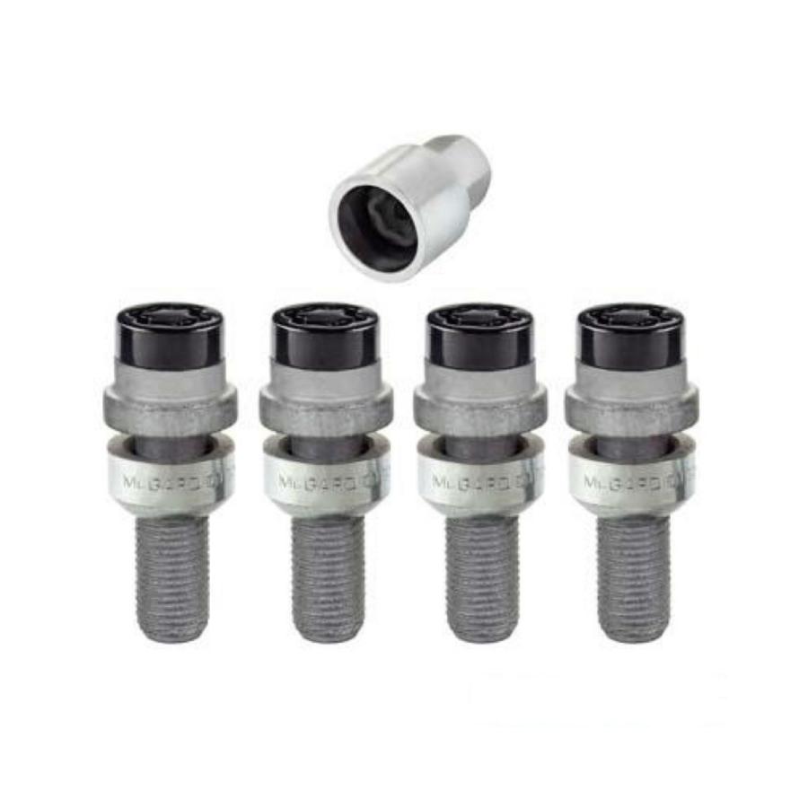 ポルシェ997, 991, パナメーラ等用ホイールロックボルトセット Hex