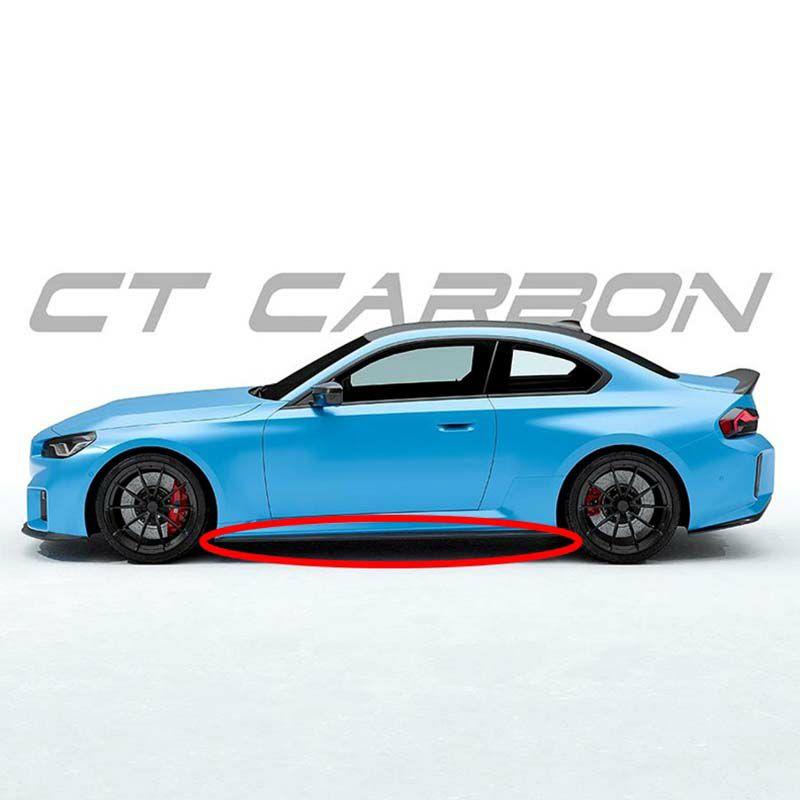 BMW M2(G87) カーボン・サイドスカート【CT Carbon】 : Auto-Parts