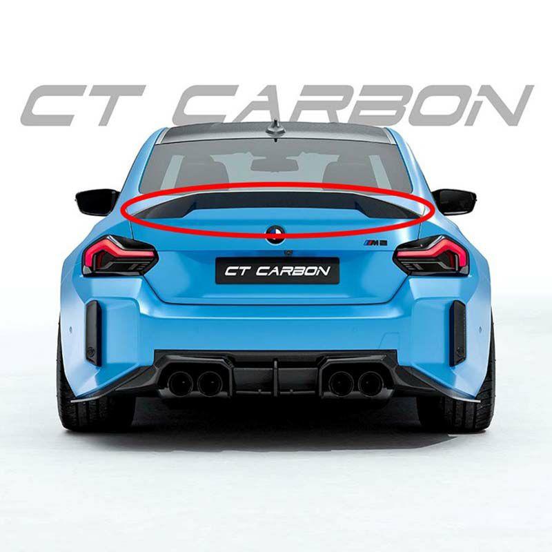 BMW M2(G87)／2シリーズクーペ(G42) カーボン・リアスポイラー【CT