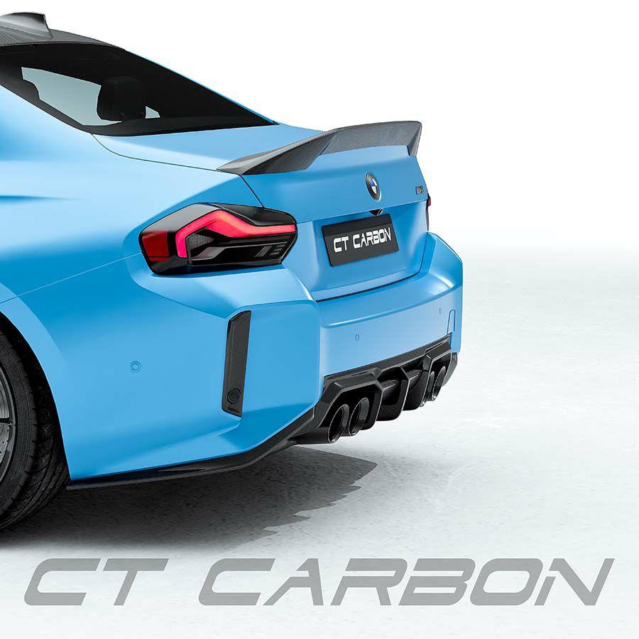 BMW M2(G87)／2シリーズクーペ(G42) カーボン・リアスポイラー【CT
