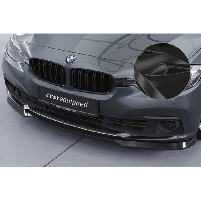  3シリーズ F30用 フロントリップスポイラー グロスブラック BMW 3シリーズ(F30／F31)後期 グロスブラック・リップスポイラー【CSR