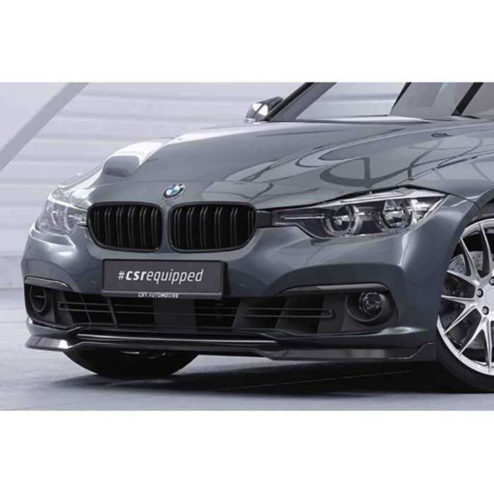  3シリーズ F30用 フロントリップスポイラー グロスブラック BMW 3シリーズ(F30／F31)後期 グロスブラック・リップスポイラー【CSR