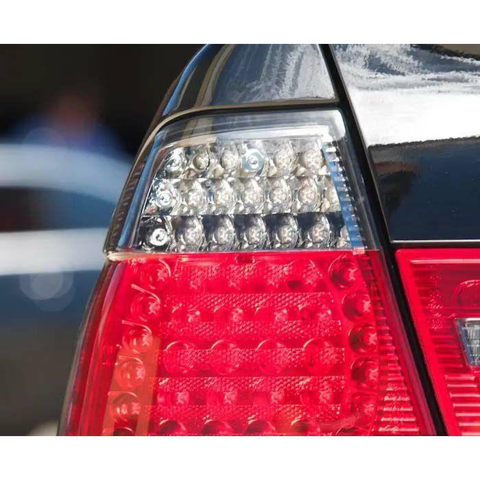 未使用  E46 M3 クーペ用 クリアテール 左右セット BMW 3シリーズセダン(E46) M3スタイル LEDテールライトセット(スモーク
