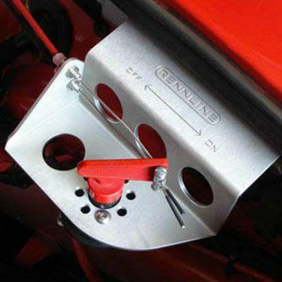 ポルシェ 930/964/993 キルスイッチマウント(ブラック)【Rennline