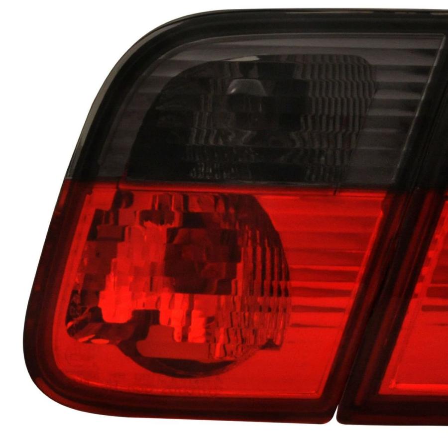 BMW 3シリーズ(E46)前期 テールライト (クローム/レッドスモーク)【Spec-D Tuning】