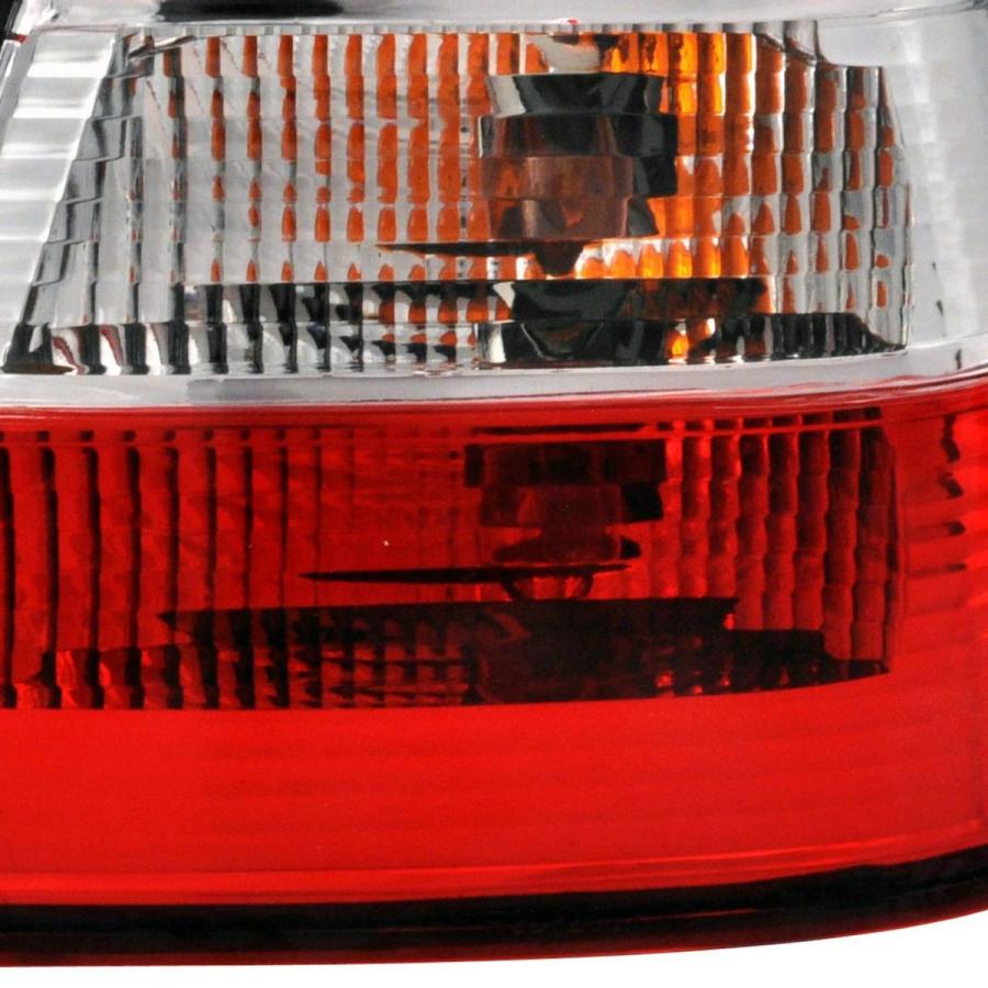 BMW 3シリーズ(E46)前期 テールライト (クローム/レッドクリア)【Spec-D Tuning】