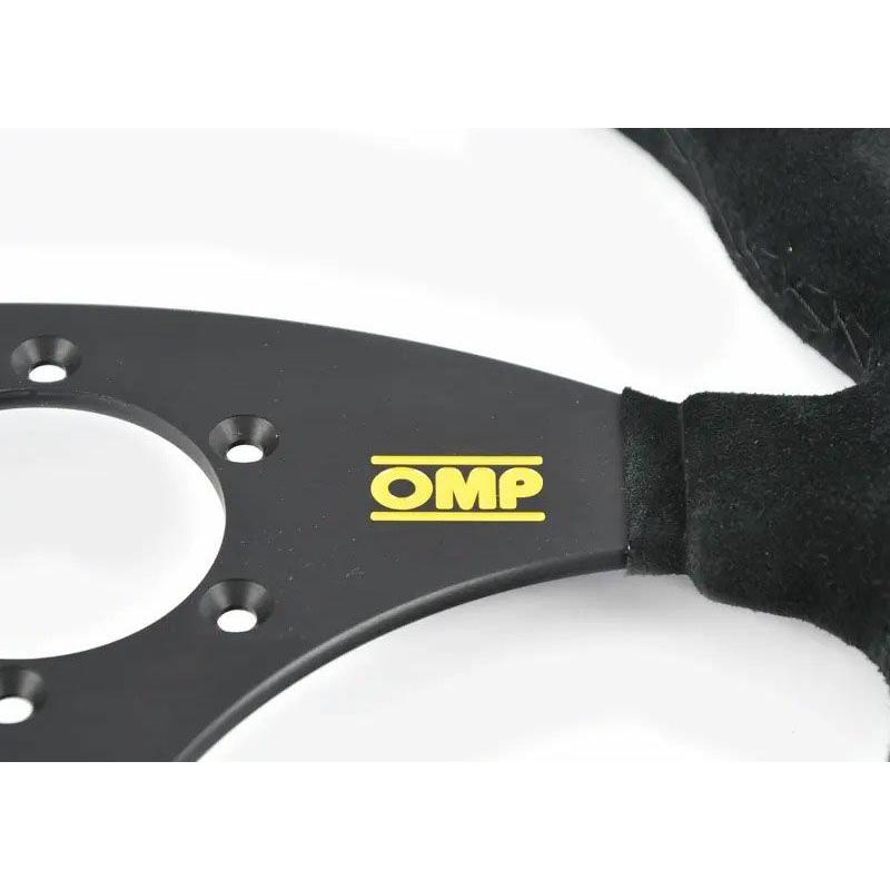 OMP】Kubic ステアリングホイール 310x265mm(ブラックスエード) : Auto