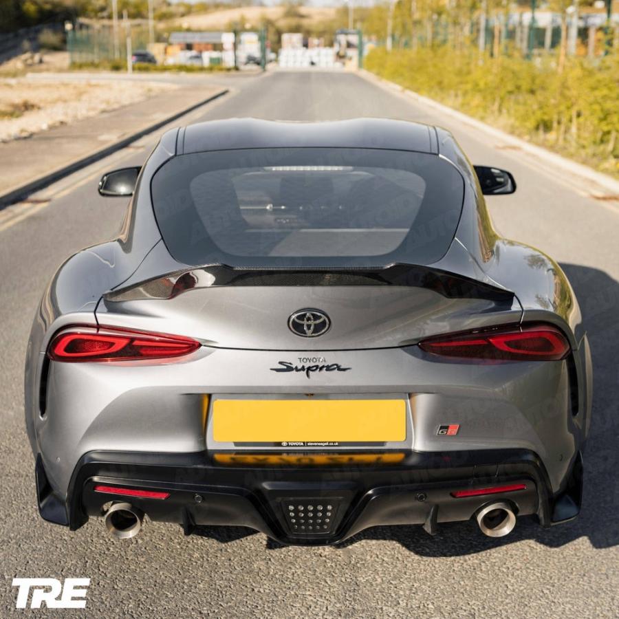 トヨタ GRスープラ(A90) プリプレグカーボン・パフォーマンスリアスポイラー【TRE】の画像