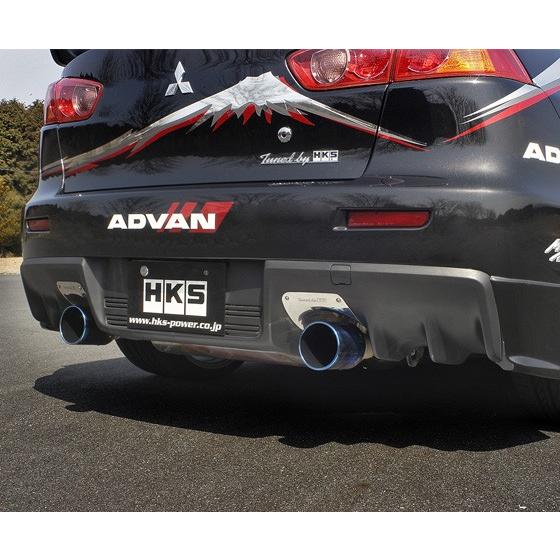 HKS リーガマックスプレミアム マフラー ランサーエボリューションX CZ4A 4B11 (TURBO) (31021-AM006)