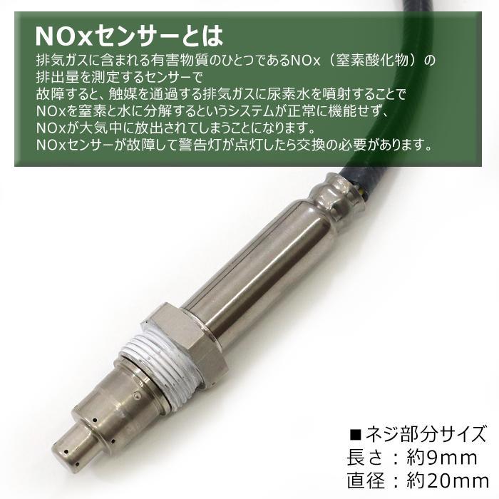 安心の6ヶ月保証　三菱ふそう　キャンター　NOxセンサー　互換品　ME427822　ME229792　4P10　コア返却不要