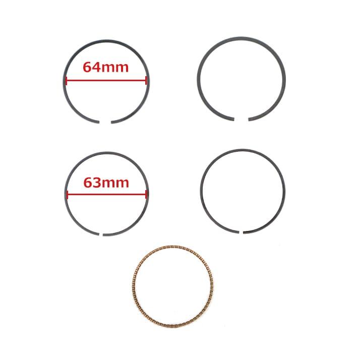 安心の6ヶ月保証 スズキ ワゴンR CT21S MC11S MC12S F6A ターボ ピストンリング 3気筒分  12140-50E50  互換品 オーバーホール｜autopartssunrise｜04