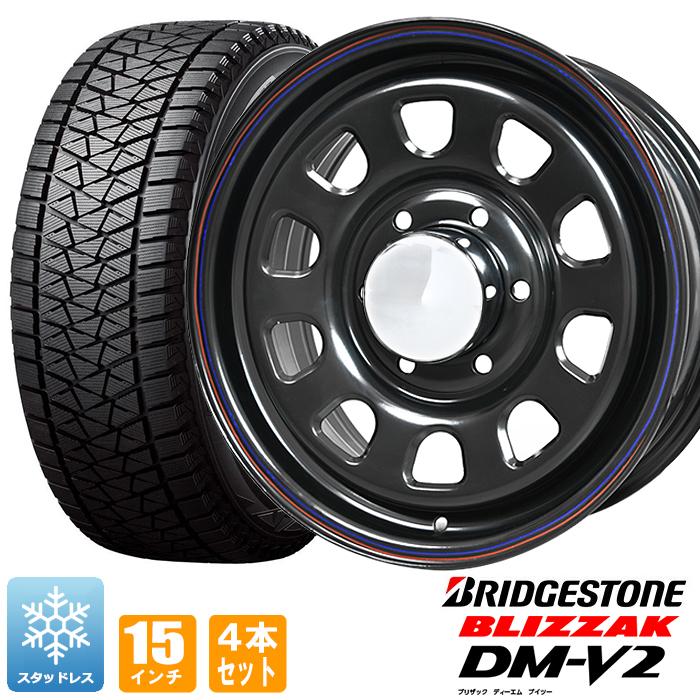 中古】DAYTONA スタッドレスタイヤ 195/80r15 65psi