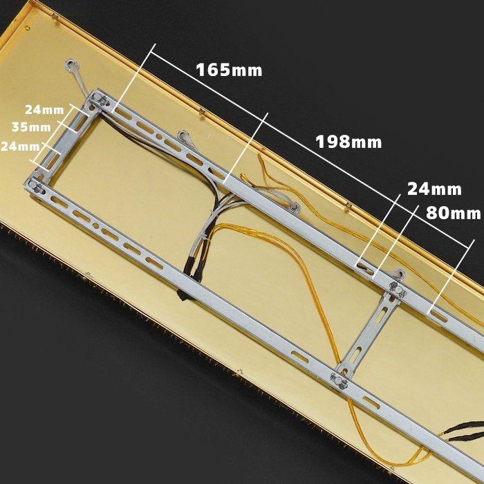 豪華 シャンデリア 壁掛け ナイアガラ A02 1200mm 12V / 24V フル 