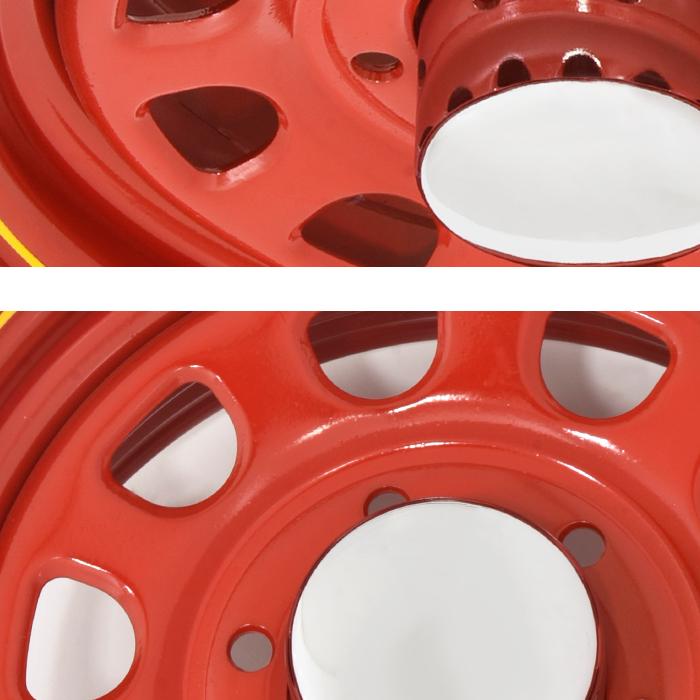 DAYTONA（デイトナ） 15インチ レッド ナンカン CW-20 WSW 195/80R15