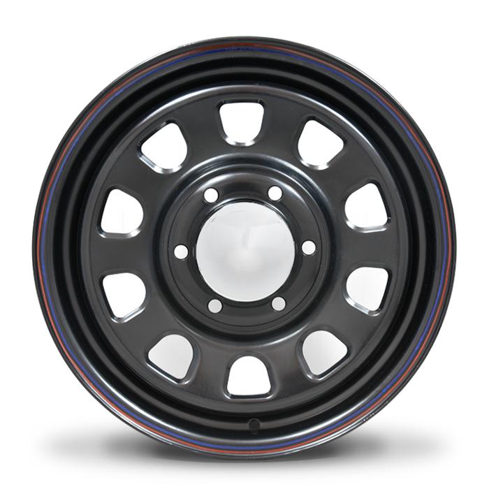 DAYTONA（デイトナ） 15インチ ブラック レッド＆ブルー ライン FALKEN