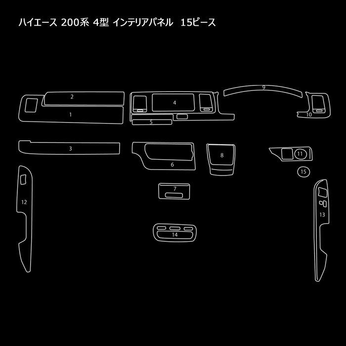 HELIOS（ヘリオス） 200系 ハイエース 1型 2型 3型 4型 5型 6型 7型 8