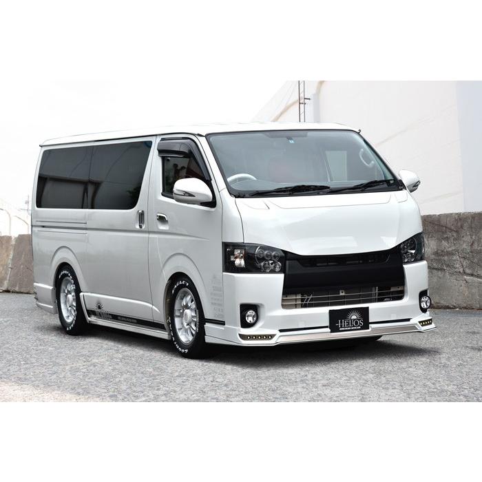 トヨタ 200系 ハイエース フロント リップ スポイラー 標準 ナロー 4型