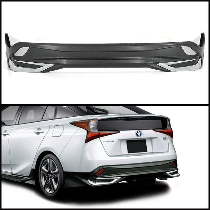 50プリウス モデリスタ　リアスポイラー　ホワイト　アイコニック　補修用　メッキ 50プリウス モデリスタ リアスポイラー ホワイト アイコニック