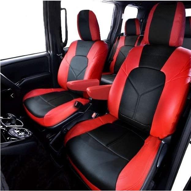 新品本物 80系 ノア ヴォクシー 後期 7人乗り シートカバー Pvcレザー レッド ブラック 1台分セット 高品質 Helios 内祝い Lachurrasqueria Com