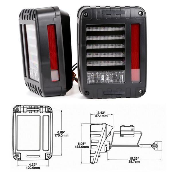 ラングラー JEEP JK テールライト LED アクリル 横ライン ライトバー