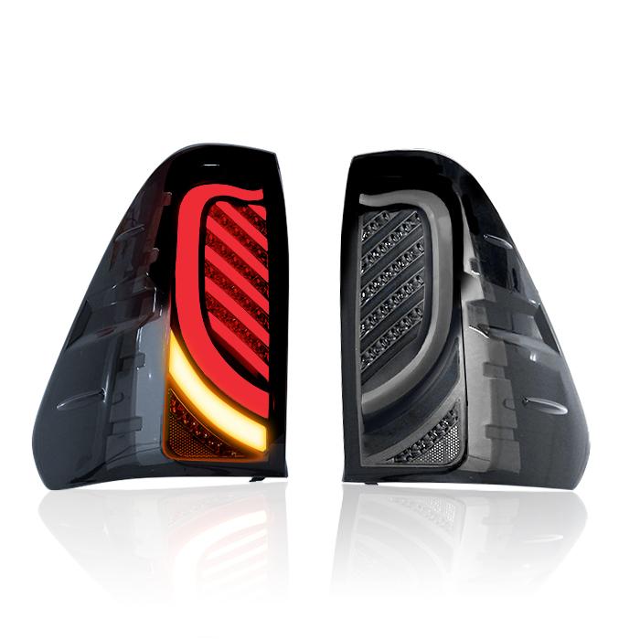 ハイラックスGUN125 LEDテールライト スモーク シーケンシャルウインカー TYC正規品 トヨタ ハイラックス GUN125 フルLEDテールライト