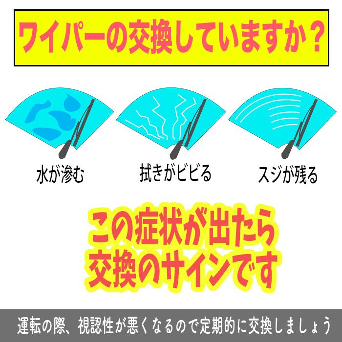 安心保証付き 日産 キャラバン/ホーミー E24 フラット エアロ ワイパーブレード U字フック 475mm 475mm 2本 グラファイト加工｜autopartssunrise｜05