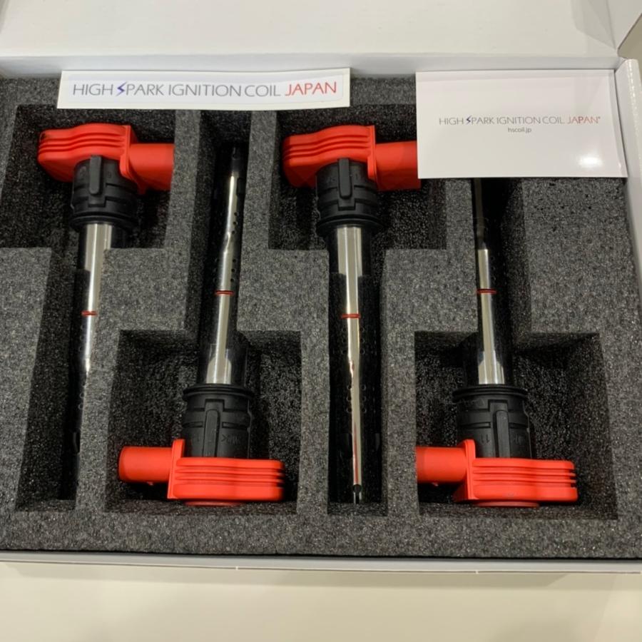 ECS tuning 強化イグニッションコイル 4本セット　ワーゲン／アウディ Audi APR イグニッション コイル アウディ TT (A5) 8JCESF 4本