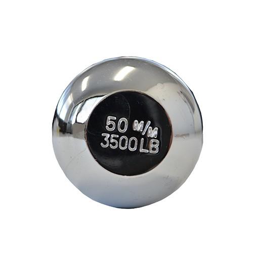ヒッチボール スチール製 ボール直径：50mm 軸径：19mm 牽引能力：約