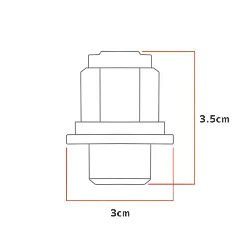 ロックナットソケット付き 4個 ラグナット 20個 セット M12×1.5 ブラック トヨタ 150系プラド FJクルーザー 215サーフに適合｜autoproz-usa｜03