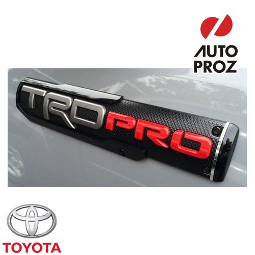 USトヨタ 純正品 TOYOTA タコマ 2017年式 TRD Proパッケージ限定 サイドドアエンブレム/ドアバッジ 左右セット