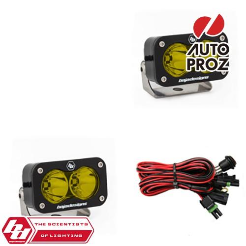 BajaDesigns 正規品 S2 Proシリーズ LED スポットライト アンバー 2個