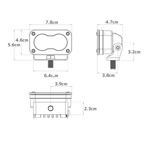 BajaDesigns 正規品 S2 Sportシリーズ LED ワイドコーナリングライト 2