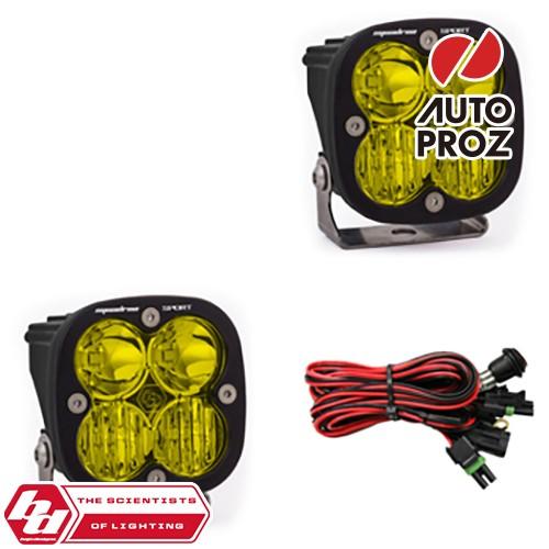 BajaDesigns 正規品 Squadron Sportシリーズ LED ドライビングコンボ ライト アンバー 2個