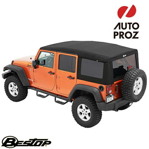 円 工場直送 ソフトトップ ブラックツイル Jeep Jkラングラー 4ドア 07 18年式 スーパートップウルトラ Bestop べストップ 正規品