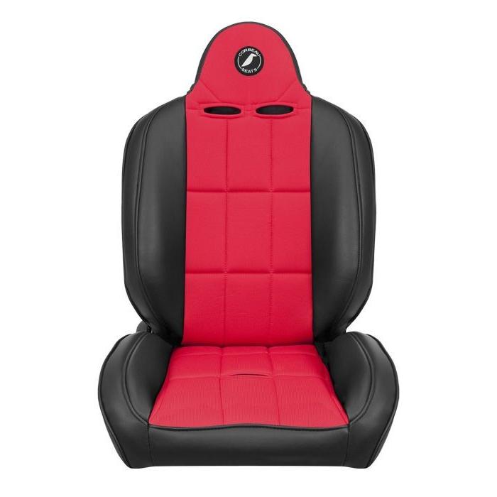 海外輸入 Usコルビュー 直輸入正規品 Corbeau Baja Rs サスペンションシート ビニール 布シート ブラック レッド 運転席 助手席セット 海外輸入 Aleefsurgical Com