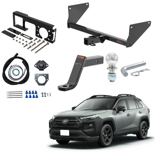 ヒッチメンバー トヨタ RAV4 XA50型 2018年以降現行 2インチ角 配線 