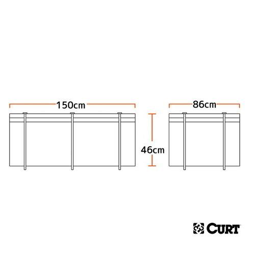 CURT（車） CURT 正規品 防水バッグ ルーフトップキャリアカーゴ