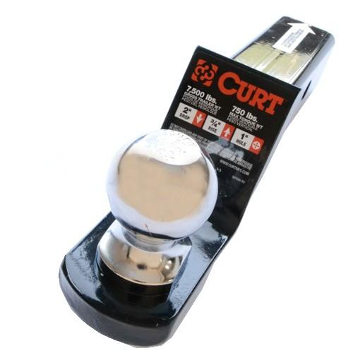 CURT 正規品 2インチ角 ヒッチメンバー用 ボールマウント 2インチヒッチボール ヒッチピン セット 2インチドロップの画像