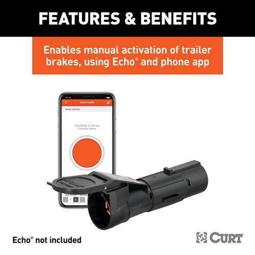 Echo マニュアル モバイルブレーキコントローラー オーバーライドボタン CURT 正規品 curt51189 オートプロズ