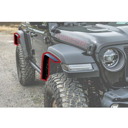 フェンダーフレアエクステンション JEEP JLラングラー Xtreme フェンダーフレアエクステンション JEEP JLラングラー Xtreme