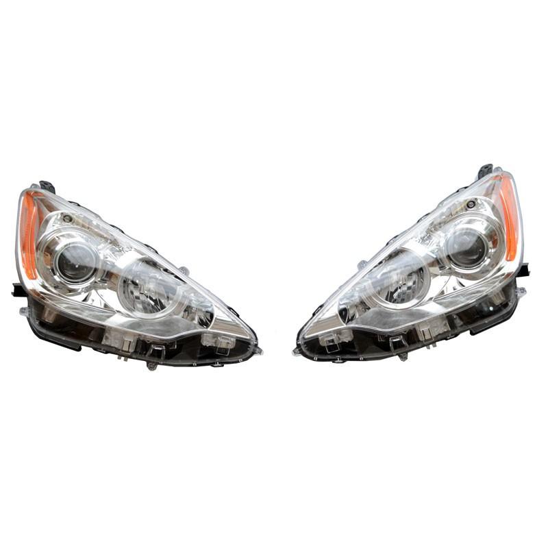 USトヨタ 直輸入純正品 北米 車 バイク 自転車 プリウスC(AQUA アクア)2012年式以降対応 ヘッドライト USトヨタ/逆輸入車