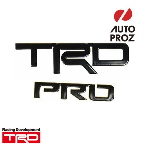USトヨタ 純正品 TOYOTA セコイヤ 2020-2022年 TRD Pro仕様 TRD Pro ロゴ エンブレム ブラック