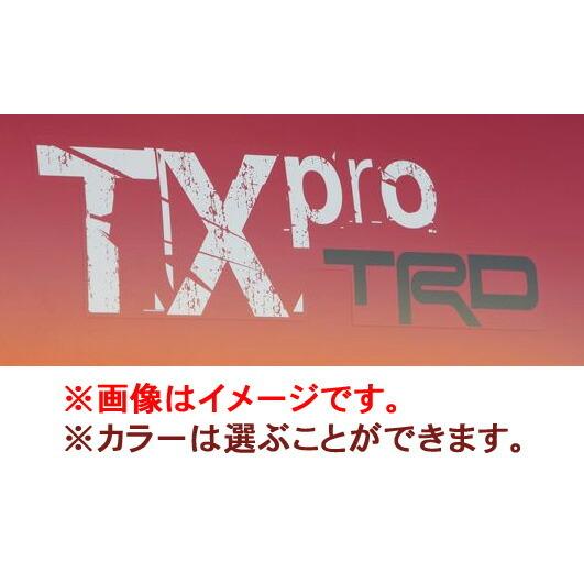 USトヨタ 純正品 TOYOTA タコマ “T|X Pro TRD”デカール ホワイト×レッド 1枚_3