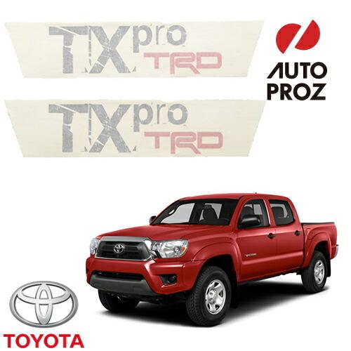 TRD USトヨタ 純正品 TOYOTA タコマ “T|X Pro TRD” デカール ブラック